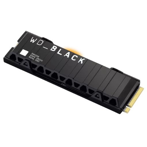 Obrázek WD BLACK SSD NVMe 2TB PCIe SN850X,Gen4 , (R:7300, W:6600MB/s)+Chladič