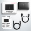 Obrázek AXAGON ADSA-D25, USB 3.2 Gen 1 - 2x SATA 6G 2.5" SSD/HDD CLONE MINI dokovací stanice