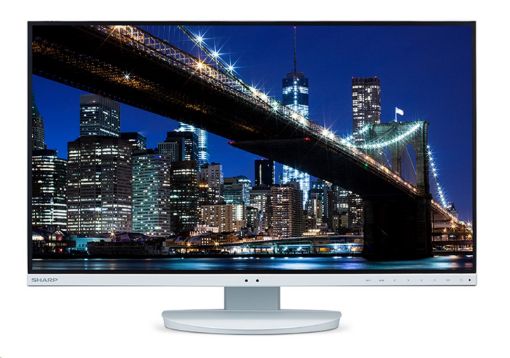 Obrázek Sharp MT 27" MultiSync EA272Q, IPS TFT, 2560x1440, 350nit, 1000:1, 6ms, DP, HDMI, USB-C, USB, DVI-D, White