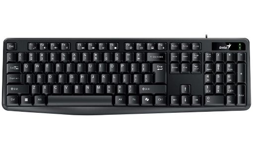 Obrázek GENIUS klávesnice KB-117, Drátová, USB, černá, CZ+SK layout