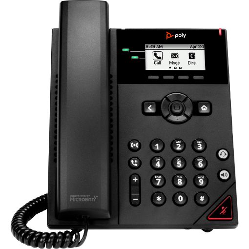 Obrázek Poly VVX 150 2linkový IP telefon, PoE