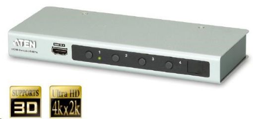 Obrázek ATEN 4 port HDMI switch 4 PC - 1 HDMI VS-481B 4K video