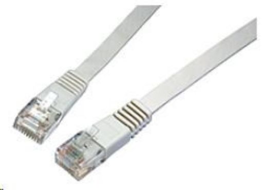 Obrázek Solarix Patch kabel plochý CAT6 UTP LSOH 10m šedý non-snag-proof C6-111GY-10MB