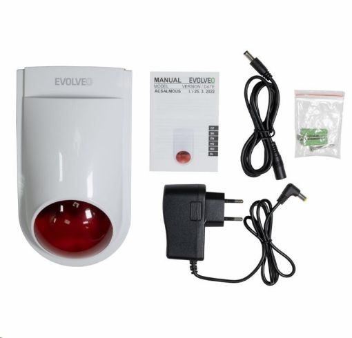 Obrázek EVOLVEO Alarmex Pro, bezdrátová venkovní světelná a akustická siréna