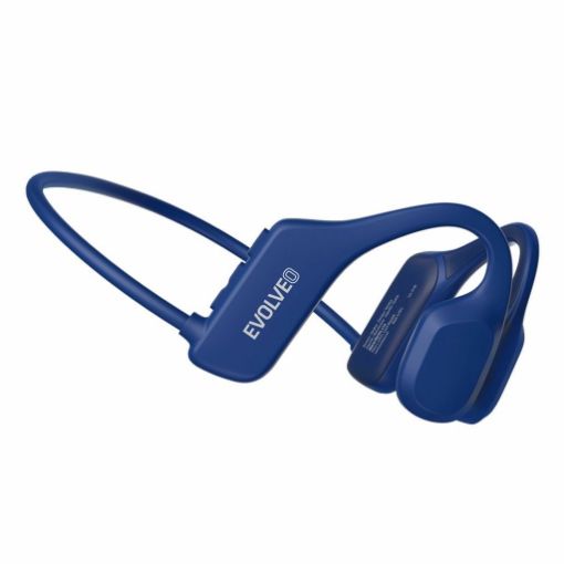 Obrázek EVOLVEO BoneSwim Lite MP3 8GB, bezdrátová sluchátka na lícní kosti, modré