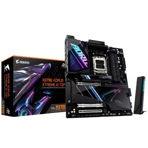 Obrázek GIGABYTE MB Sc AM5 X870E A XTREME AI TOP, AMD X870, 4xDDR5, 2xHDMI, 2xUSB4, WiFi, EATX