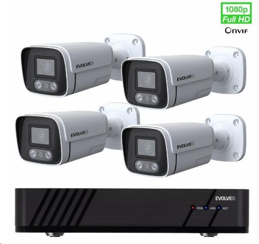 Obrázek EVOLVEO kamerový systém Detective POE8 SMART, 4 kamery
