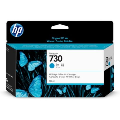 Obrázek HP 730 130-ml Cyan Ink Cartridge
