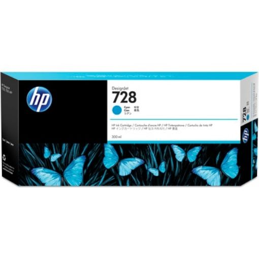 Obrázek HP728 300-ml Cyan InkCart