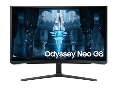 Obrázek SAMSUNG MT LED LCD Gaming Monitor 32" Odyssey G8 Neo - Quantum Matrix Tech.(mini LED),4K,Prohnutý,1000R,4K,240Hz,Pivot