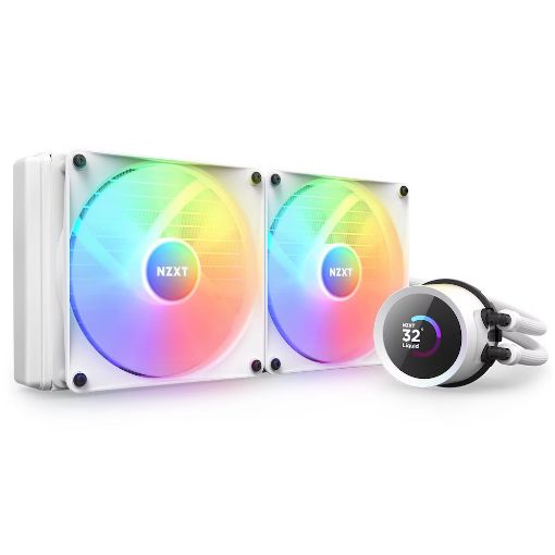 Obrázek NZXT vodní chladič Kraken 280 RGB / 2x140mm fan / LCD disp. / 6 let