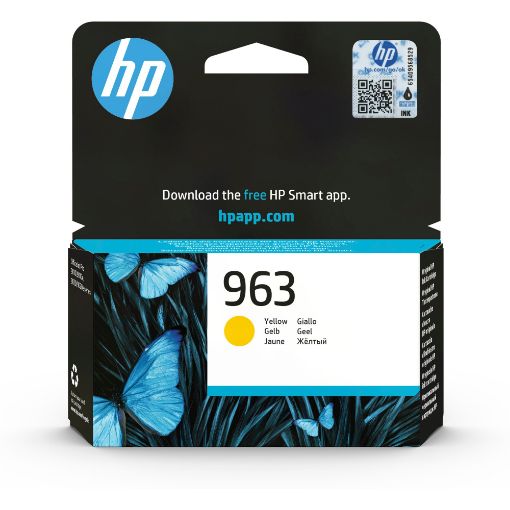 Obrázek HP 963 Yellow Original Ink Cartridge (700 pages)