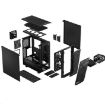 Obrázek FRACTAL DESIGN skříň Meshify 2 Compact Black Solid, USB 3.1 Type-C, 2x USB 3.0, bez zdroje, mATX