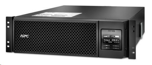 Obrázek APC Smart-UPS SRT 5000VA RM 208/230V HW, On-line, 3U, Rack Mount (4500W) - výstup Svorkovnicí