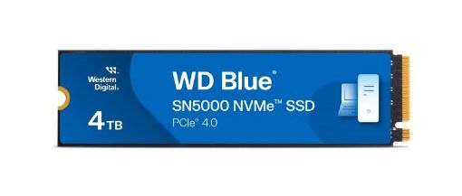 Obrázek WD BLUE SSD NVMe 500GB PCIe SN5000, Gen4, (R:5000, W:4000MB/s)