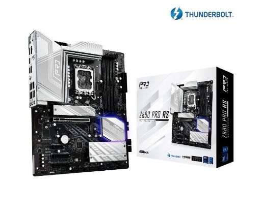 Obrázek ASRock MB Sc LGA1851 Z890 PRO RS, Intel Z890, 4xDDR5, 1xDP, 1xHDMI, 2xThunderbolt, WI-FI