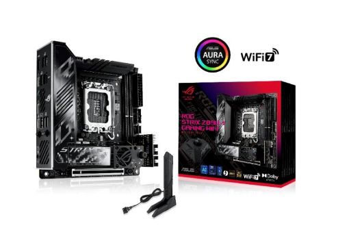 Obrázek ASUS MB Sc LGA1851 ROG STRIX Z890-I GAMING WIFI, Intel Z890, 2xDDR5, 1xHDMI, 2xThunderbolt, WI-FI, Mini-ITX