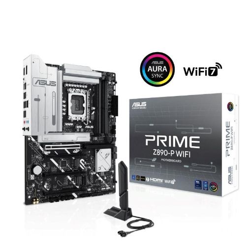 Obrázek ASUS MB Sc LGA1851 PRIME Z890-P WIFI, Intel Z890, 4xDDR5, 1xDP, 1xHDMI, 1xThunderbolt, WI-FI, ATX