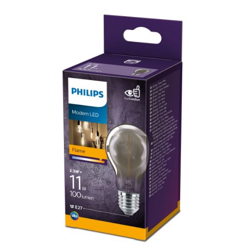 Obrázek PHILIPS žárovka LEDclassic 11W A60 E27 smoky ND RFSRT4