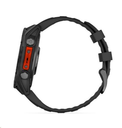 Obrázek Garmin fenix® 8 – 51 mm, AMOLED, Slate grey a Černý silikonový řemínek