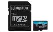 Obrázek Kingston MicroSDXC karta 256GB Canvas Go! Plus, R:170/W:90MB/s, Class 10, UHS-I, U3, V30, A2 + Adaptér