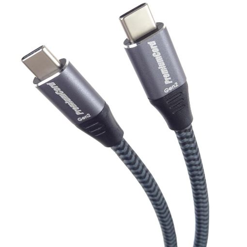 Obrázek PREMIUMCORD USB-C kabel (USB 3.2 Gen2x2, 5A, 100W, 20Gbit/s) 3m, Šedá