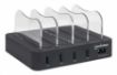 Obrázek MANHATTAN USB nabíjecí stanice, 4-Port USB Charging Station, USB-A, černá