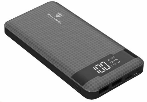 Obrázek Viking powerbanka PN-961PD, QC3.0, 10000 mAh, černá