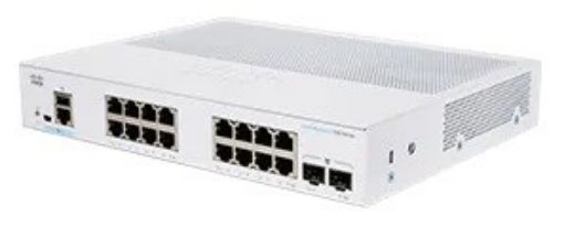 Obrázek Cisco switch CBS250-16T-2G (16xGbE,2xSFP,fanless) - REFRESH