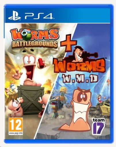 Obrázek PS4 hra Worms Battlegrounds + Worms W.M.D