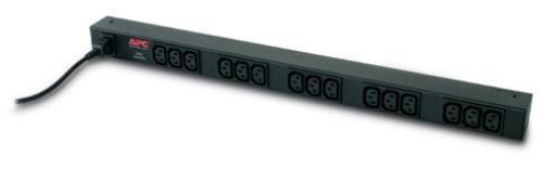 Obrázek APC Rack PDU, Basic, ZeroU, 10A, 230V, (15)C13, IEC-320 C14 1.9m