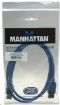 Obrázek MANHATTAN Kabel USB 3.0 A-A prodlužovací 1m, modrý