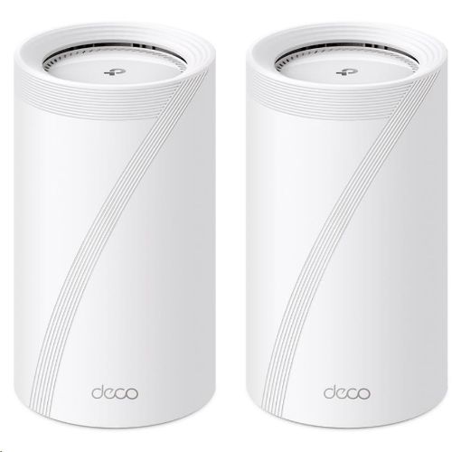 Obrázek TP-Link Deco BE85(2-pack) WiFi7 Mesh(BE22000,2,4GHz/5GHz/6GHz,1x10GbELAN/WAN,1xSFP+/10GbELANcombo,2x2,5GbELAN/WAN,1xUSB)