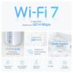 Obrázek TP-Link Deco BE65(2-pack) WiFi7 Mesh(BE9300,2,4GHz/5GHz/6GHz,4x2,5GbELAN/WAN, 1xUSB3.0)