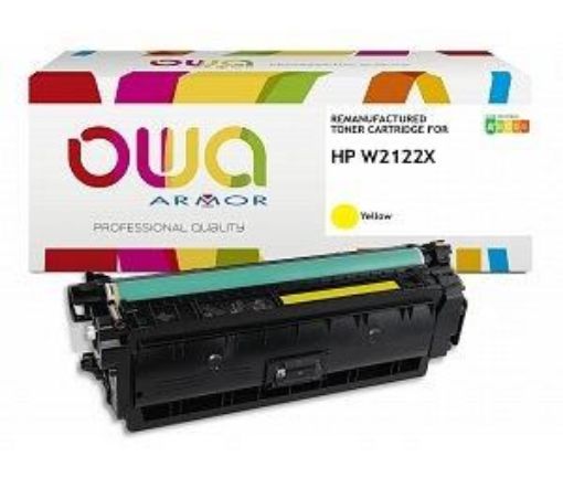 Obrázek OWA Armor toner pro HP CLJ Enterprise M554dn yellow, 10.000 str., komp.s W2122X