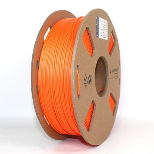 Obrázek GEMBIRD Tisková struna (filament) PLA, 1,75mm, 1kg, oranžová