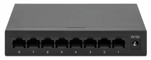 Obrázek Intellinet 8-Port Gigabit Ethernet Switch, kovový