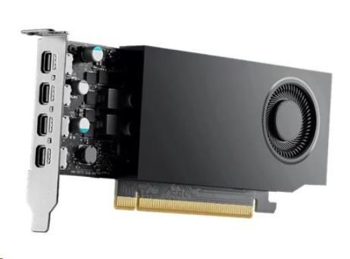 Obrázek DELL NVIDIA RTX A1000 8 GB GDDR6 half height PCIe 4.0x8 4 mDP Graphics Card