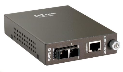 Obrázek D-Link 1000BaseT to 1000BaseLX (SC) Singlemode Media Converter, do 10 km