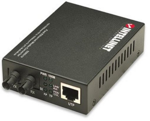 Obrázek Intellinet Ethernet konvertor, 100Base-TX na 100Base-FX (ST) Multi-Mode, 2 km