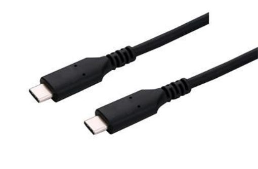 Obrázek C-TECH kabel USB 4.0, Type-C (CM/CM), PD 100W, 40Gbps, 0,5m, černý