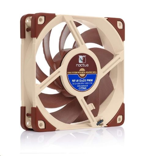 Obrázek NOCTUA Ventilátor NF-A12x25-PWM, 120mm, hnědá