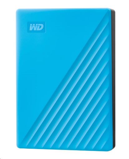 Obrázek WD My Passport Portable 4TB, Externí HDD, USB 3.0, modrá