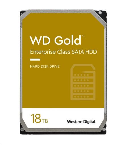 Obrázek WD GOLD WD181KRYZ 18TB, SATA III 3.5", 512MB 7200RPM, 269MB/s, CMR, Enterprise