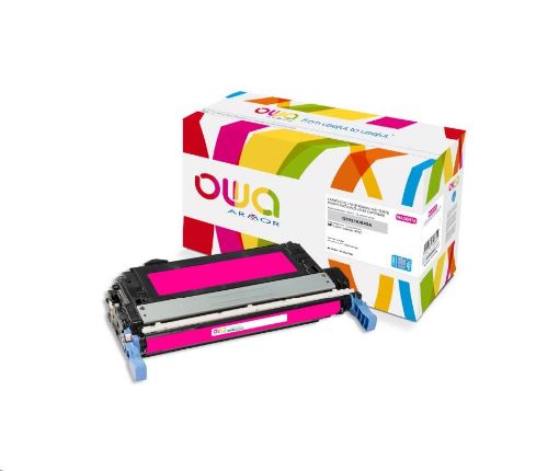 Obrázek OWA Armor toner pro HP Color Laserjet 4700, 15000 Stran, Q5953A JUMBO, červená/magenta