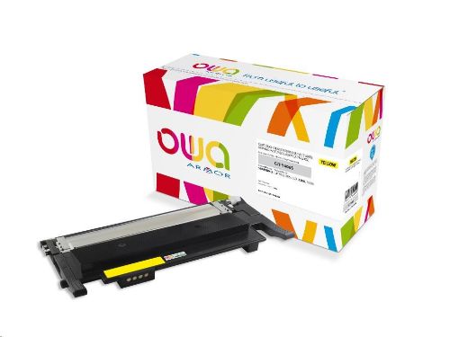 Obrázek OWA Armor toner pro SAMSUNG CLP 360, 365, CLX 3300, 3305, 1000 Stran, CLTY406S, žlutá/yellow (CLT-Y406S,SU462A)