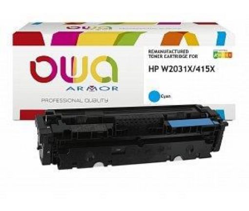 Obrázek OWA Armor toner pro HP CLJ Pro MFP M450 cyan, level man., 6.000 str., komp.s W2031X