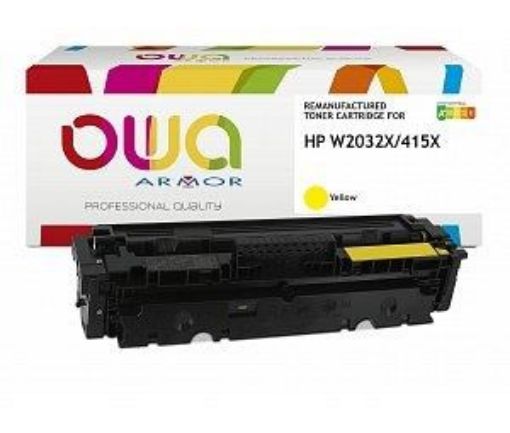 Obrázek OWA Armor toner pro HP CLJ Pro MFP M450 yellow, level man., 6.000 str., komp.s W2032X