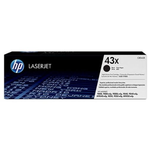 Obrázek HP 43X Black LJ Toner Cart, C8543X (38,000 pages)