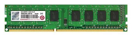 Obrázek TRANSCEND DIMM DDR3 2GB 1333MHz 256Mx8 CL9 JetRam™